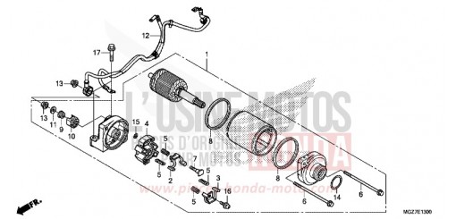 DEMARREUR CB500XAD de 2013
